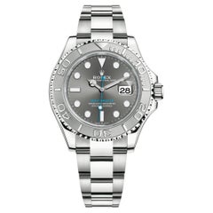 Rolex Montre Yacht-Master en acier inoxydable et cadran en ardoise, réf. 126622, non portée, 2022