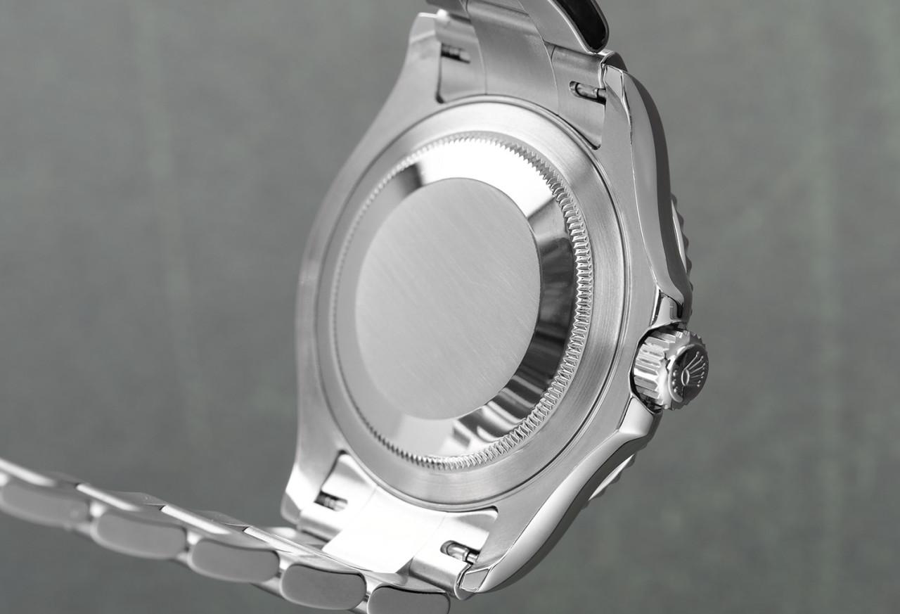 Rolex Yacht-Master 40mm 16622 Stainless Steel Watch Platinum Dial Platinum Bezel For Sale 3