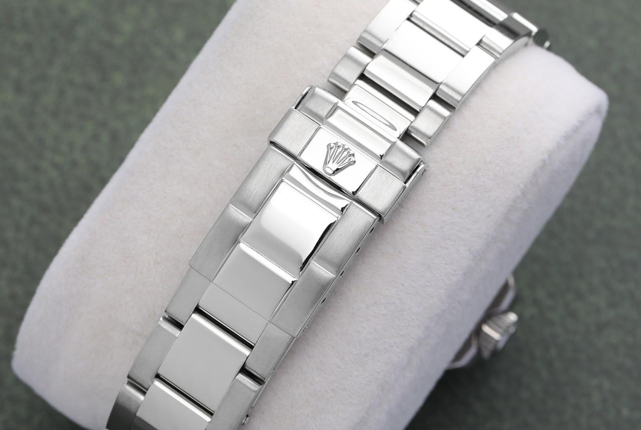 Rolex Yacht-Master 40mm 16622 Stainless Steel Watch Platinum Dial Platinum Bezel For Sale 4