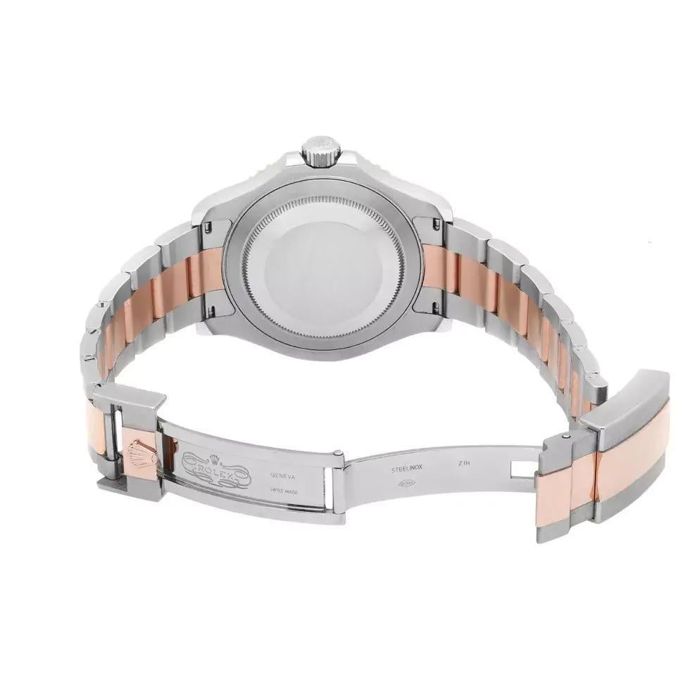 Rolex Yacht Master 40mm 18K Gold Steel Chocolate Dial Automatic Watch 116621 For Sale 3