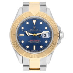 Rolex Yacht-Master 40mm 18K Yellow Gold Stainless Steel Blue Dial 16623