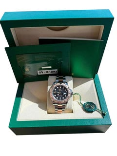 Rolex Yacht-Master 40mm Black Dial Two-Tone Steel Rose Gold Oyster Watch 126621