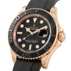 Rolex Yacht-Master Everose Gold Rubber Strap Watch 116655