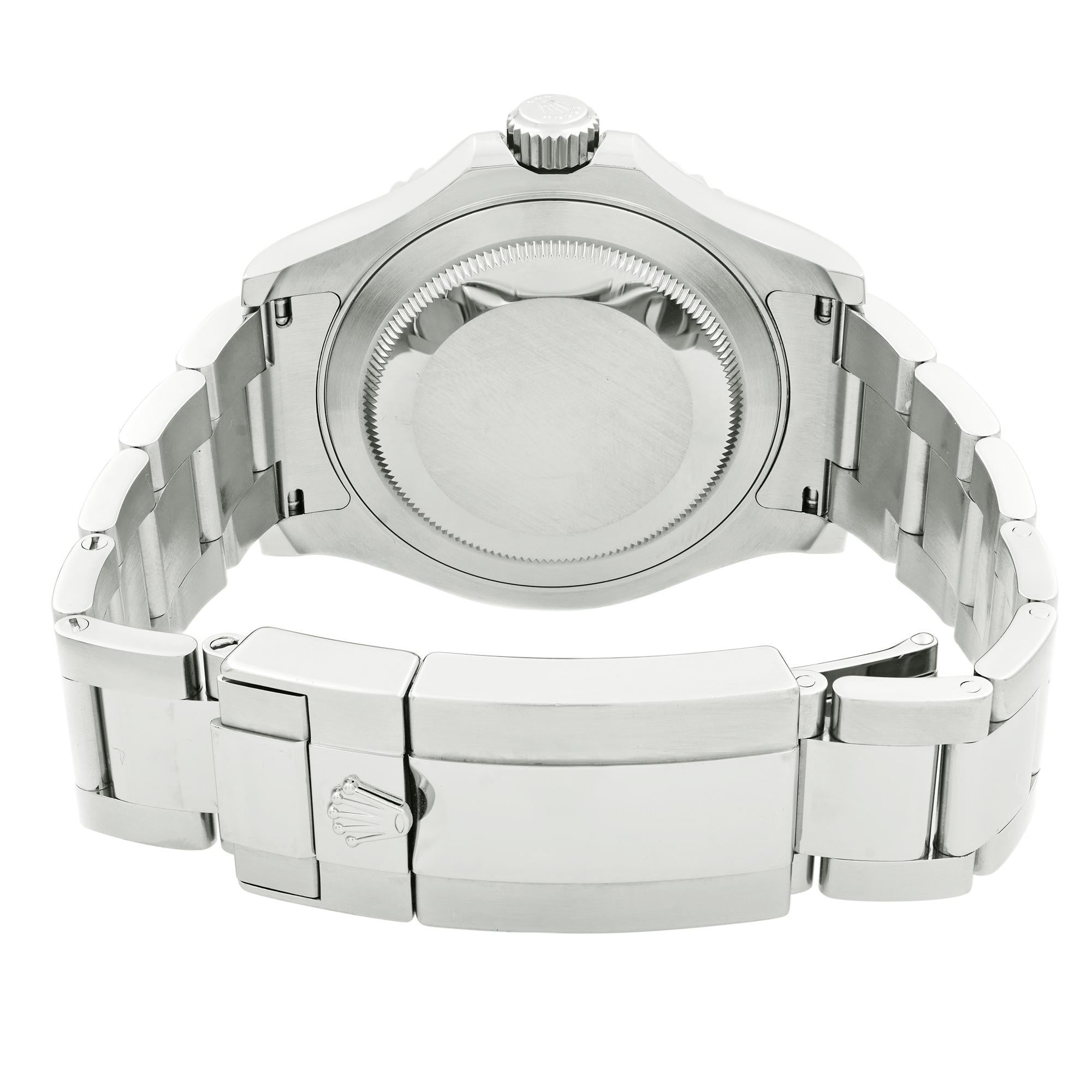 Rolex Yacht-Master Platinum Steel Blue Dial Automatic Men's Watch 116622 3