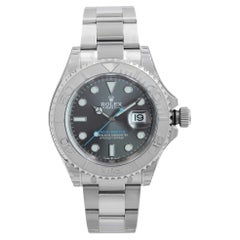 Rolex Yacht-Master 40mm Platinum Steel Rhodium Dial Automatic Men’s Watch 126622