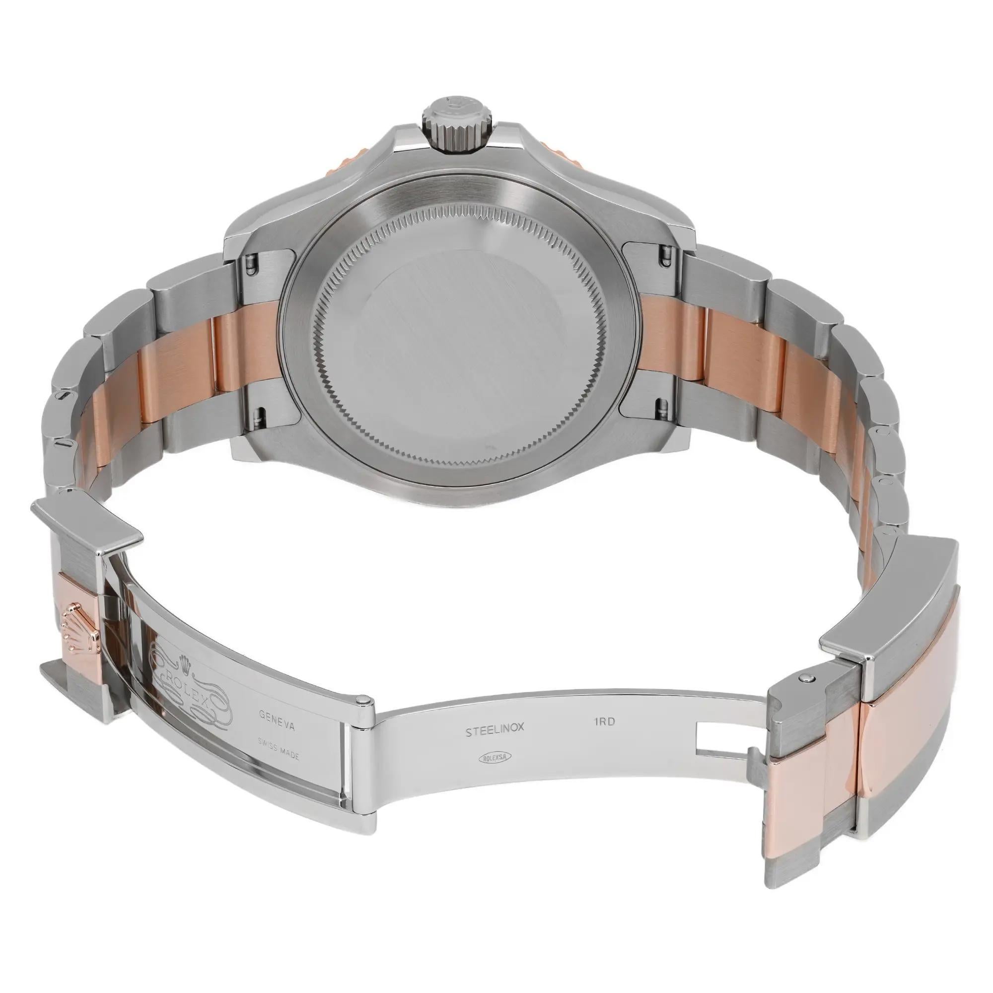 Rolex Yacht Master 40mm Steel 18K Or Chocolate Dial Automatic Montre pour hommes 126621 en vente 3
