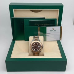 Rolex Yacht Master 40mm Steel 18K Gold Chocolate Dial Automatic Men Watch 126621