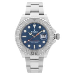 Rolex Yacht-Master Steel Platinum Blue Dial Automatic Mens Watch 126622