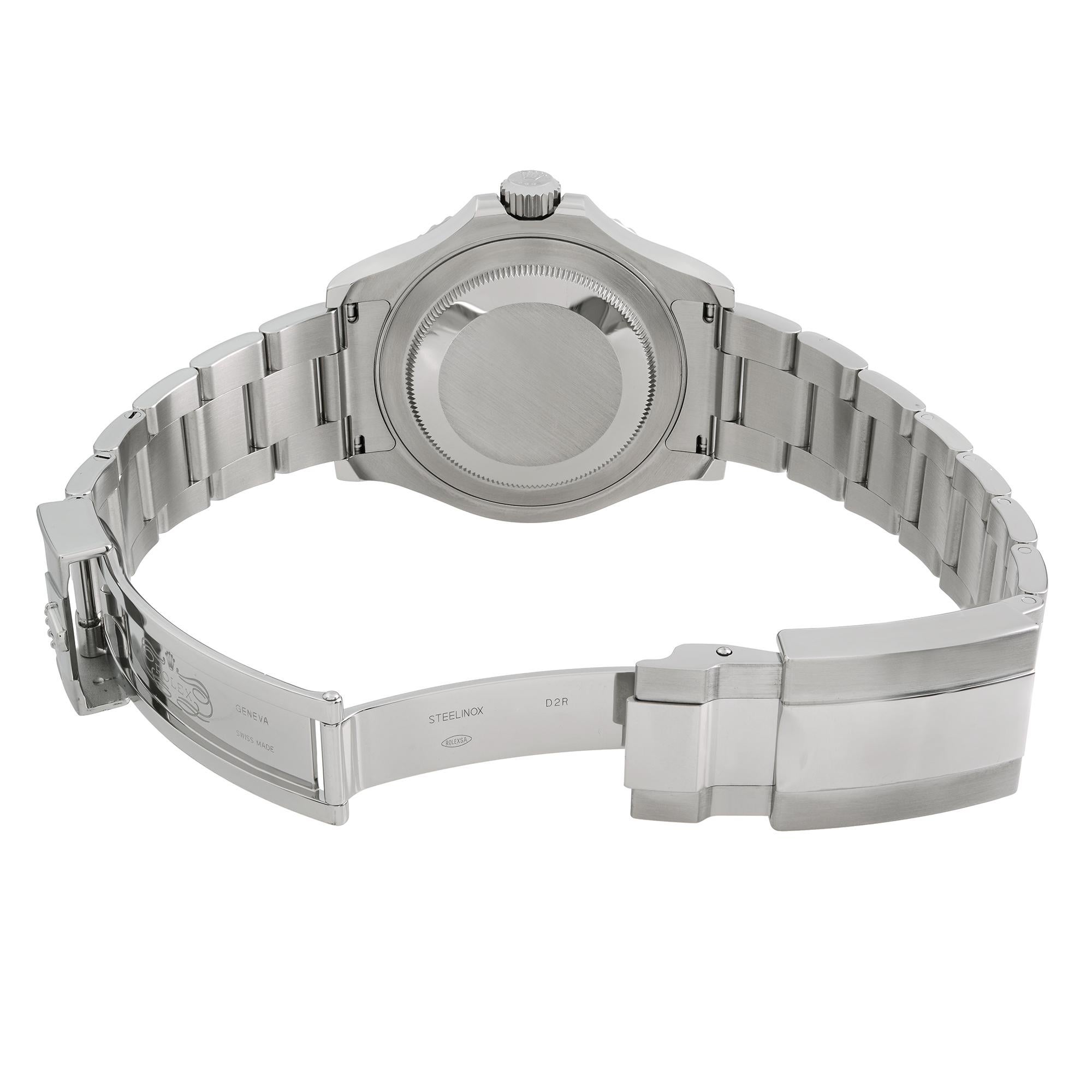 Rolex Yacht-Master Steel Platinum Blue Dial Oyster Men's Watch 116622 2