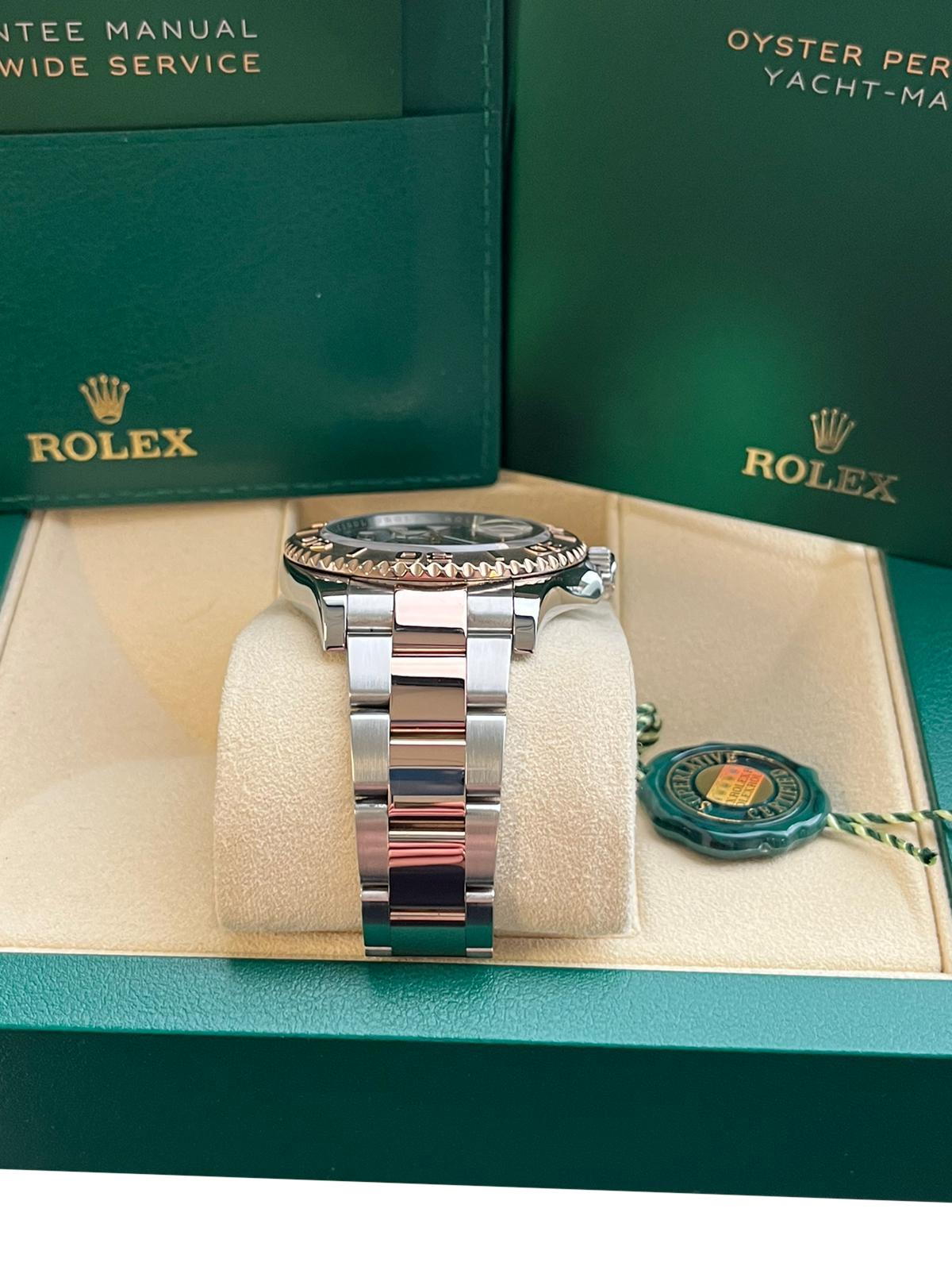 Rolex Yacht-Master 40mm Two Tone Steel/Rose Gold Chocolate Dial Men Watch 126621 For Sale 13