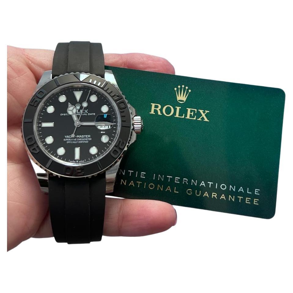 Rolex Yacht-Master 42, 18k White Gold, Oysterflex Bracelet, 226659 For Sale