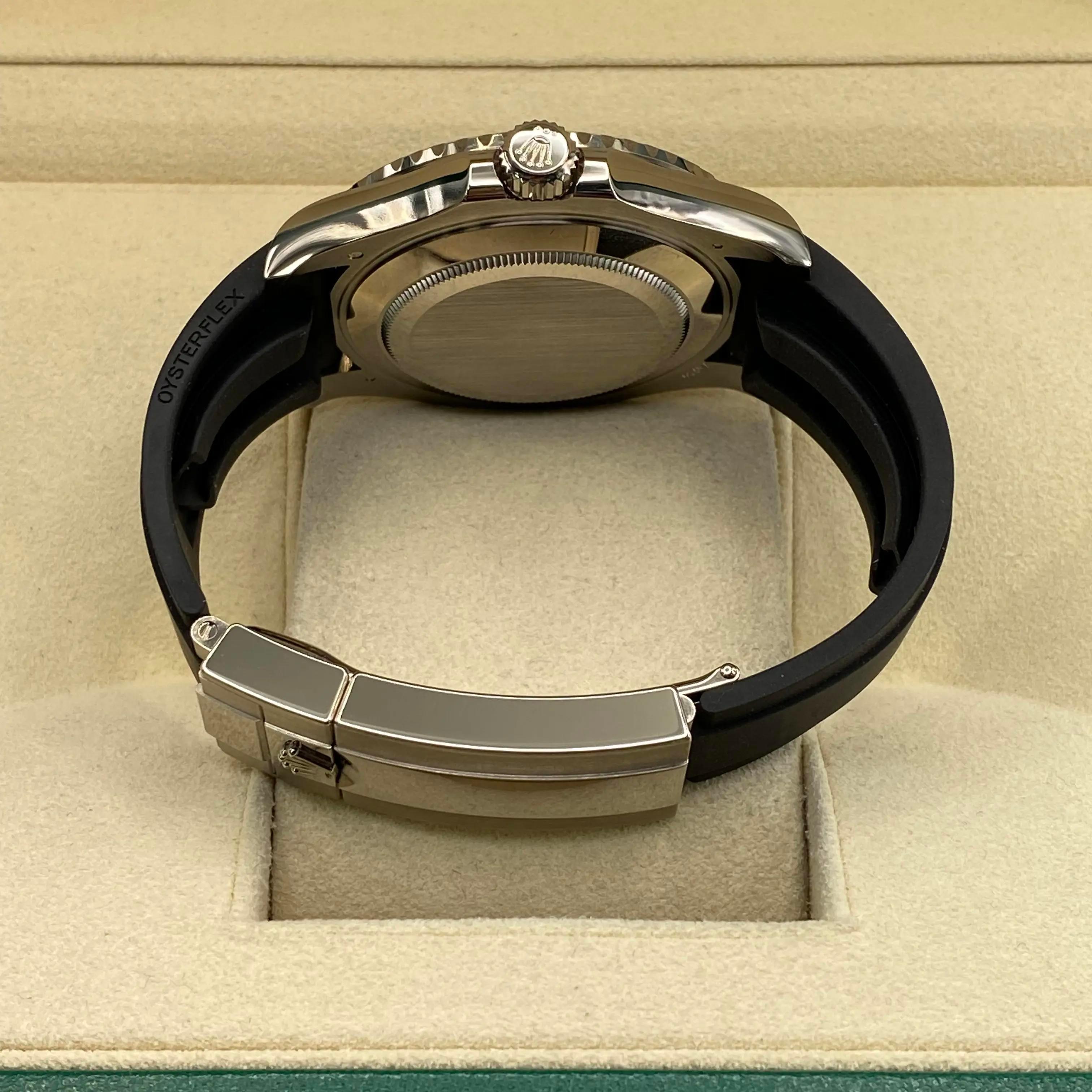 Unworn Rolex Yacht-Master 42mm White Gold Black Dial Automatic Mens Watch 226659 For Sale 3