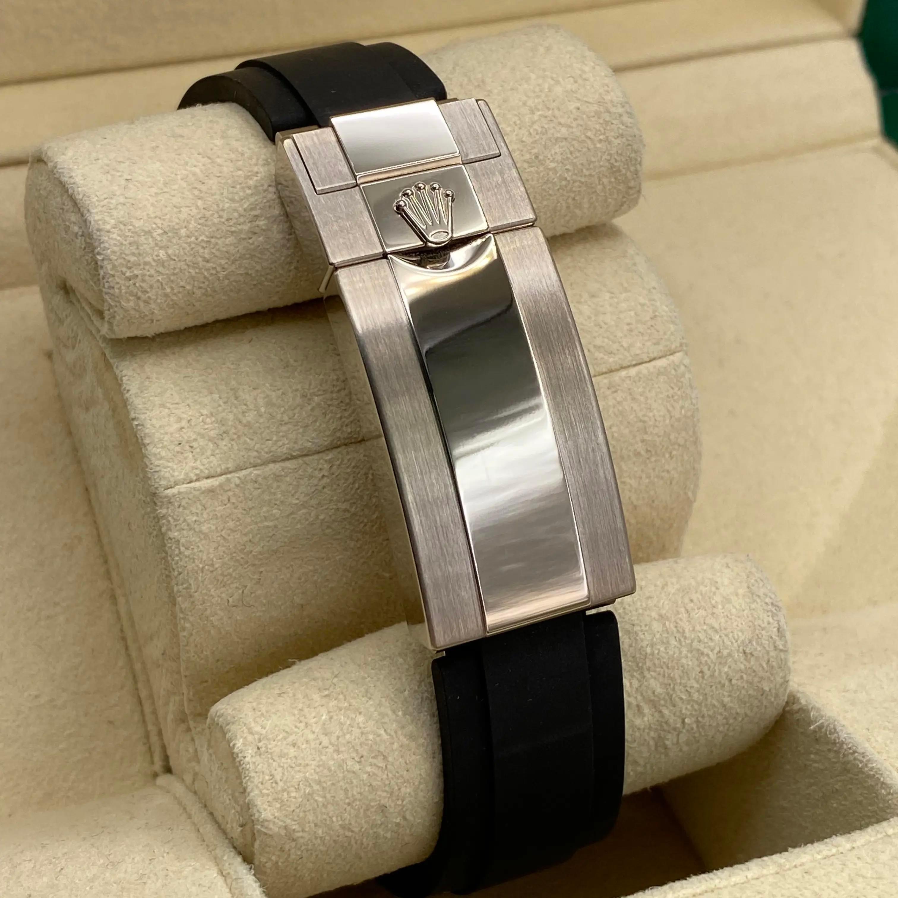 Unworn Rolex Yacht-Master 42mm White Gold Black Dial Automatic Mens Watch 226659 For Sale 2