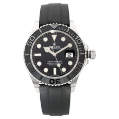 Used Rolex Yacht-Master 42mm White Gold Black Dial Automatic Mens Watch 226659