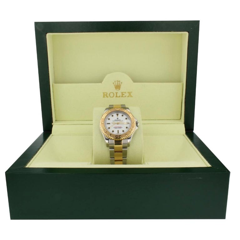 Rolex Yacht-Master 68623, White Dial, Certified and Warranty For Sale ...
