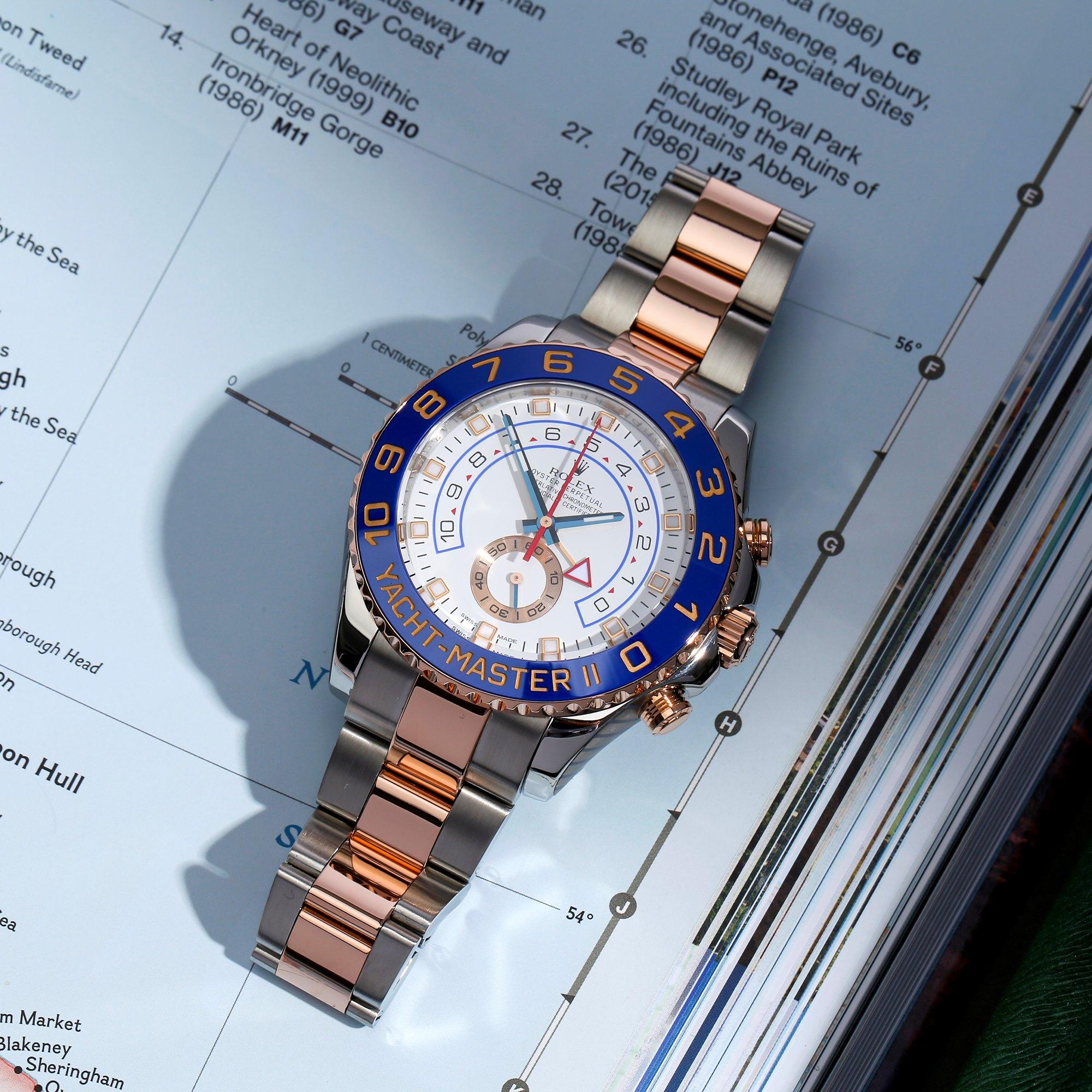 Rolex Yacht-Master II 0 116681 Men's Rose Gold & Stainless Steel 0 Watch 4