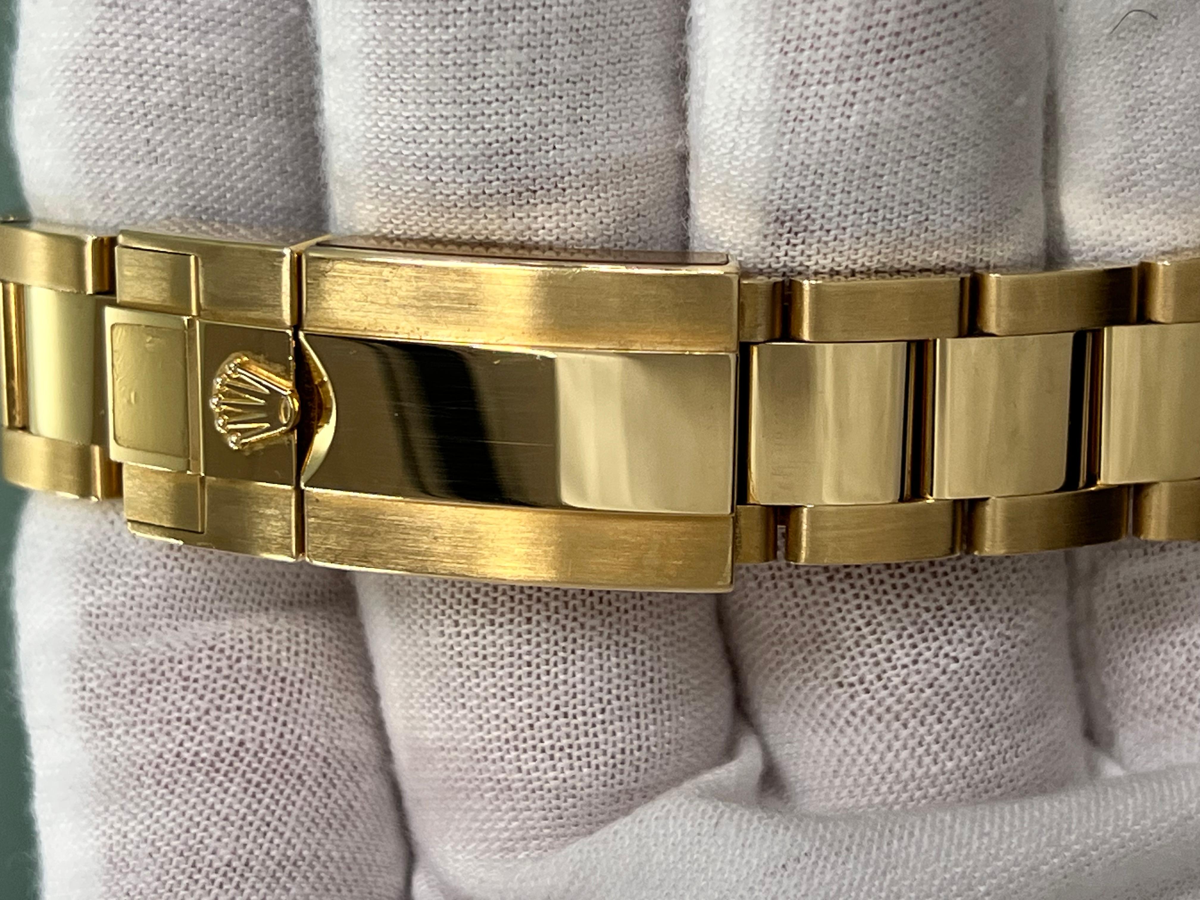 Rolex Yacht Master II 116688 Oro Amarillo 18K Cerámica Azul 44mm Caja Papel 2022 en venta 6