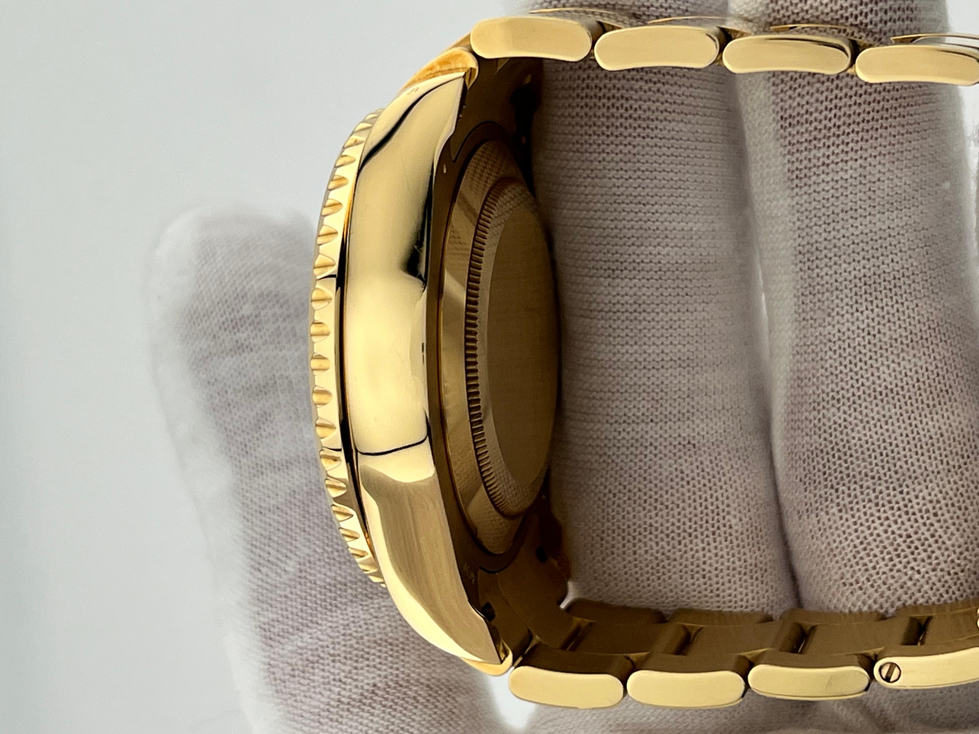 Rolex Yacht Master II 116688 Oro Amarillo 18K Cerámica Azul 44mm Caja Papel 2022 en venta 5