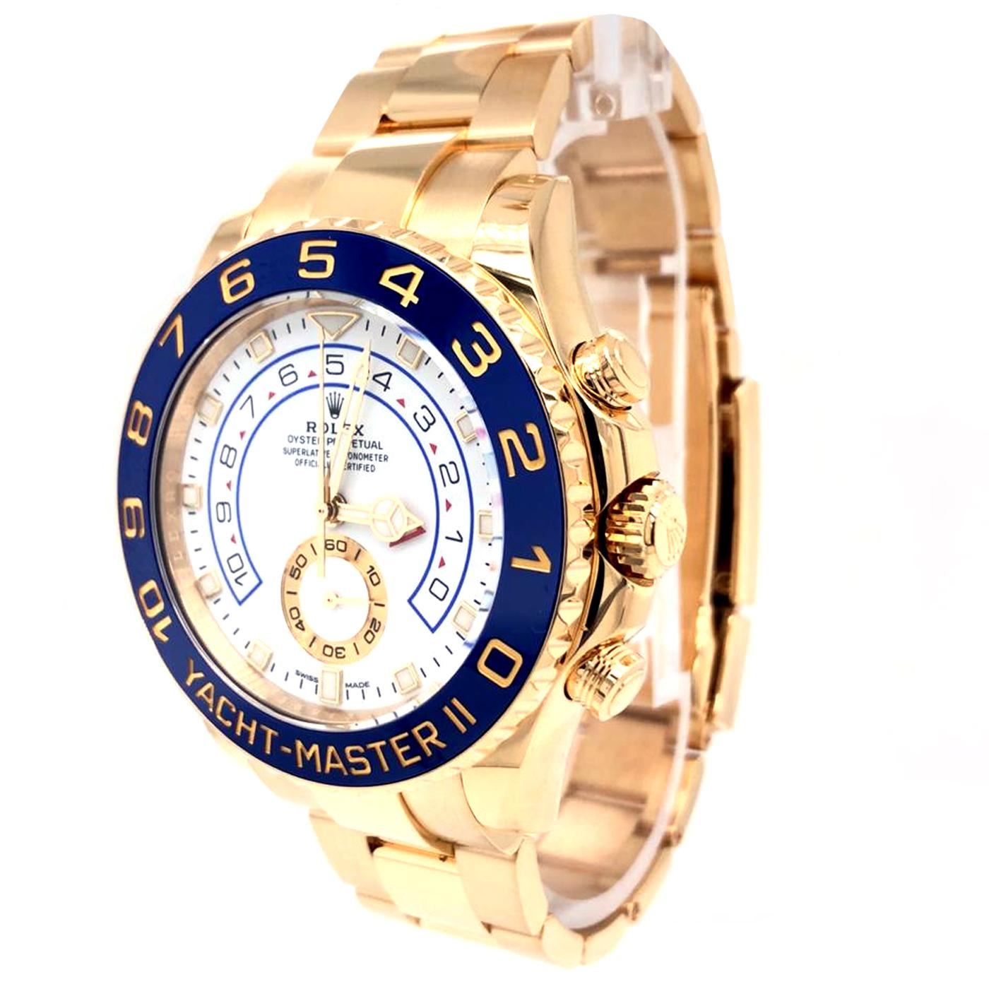 rolex yacht master 2 18k gold