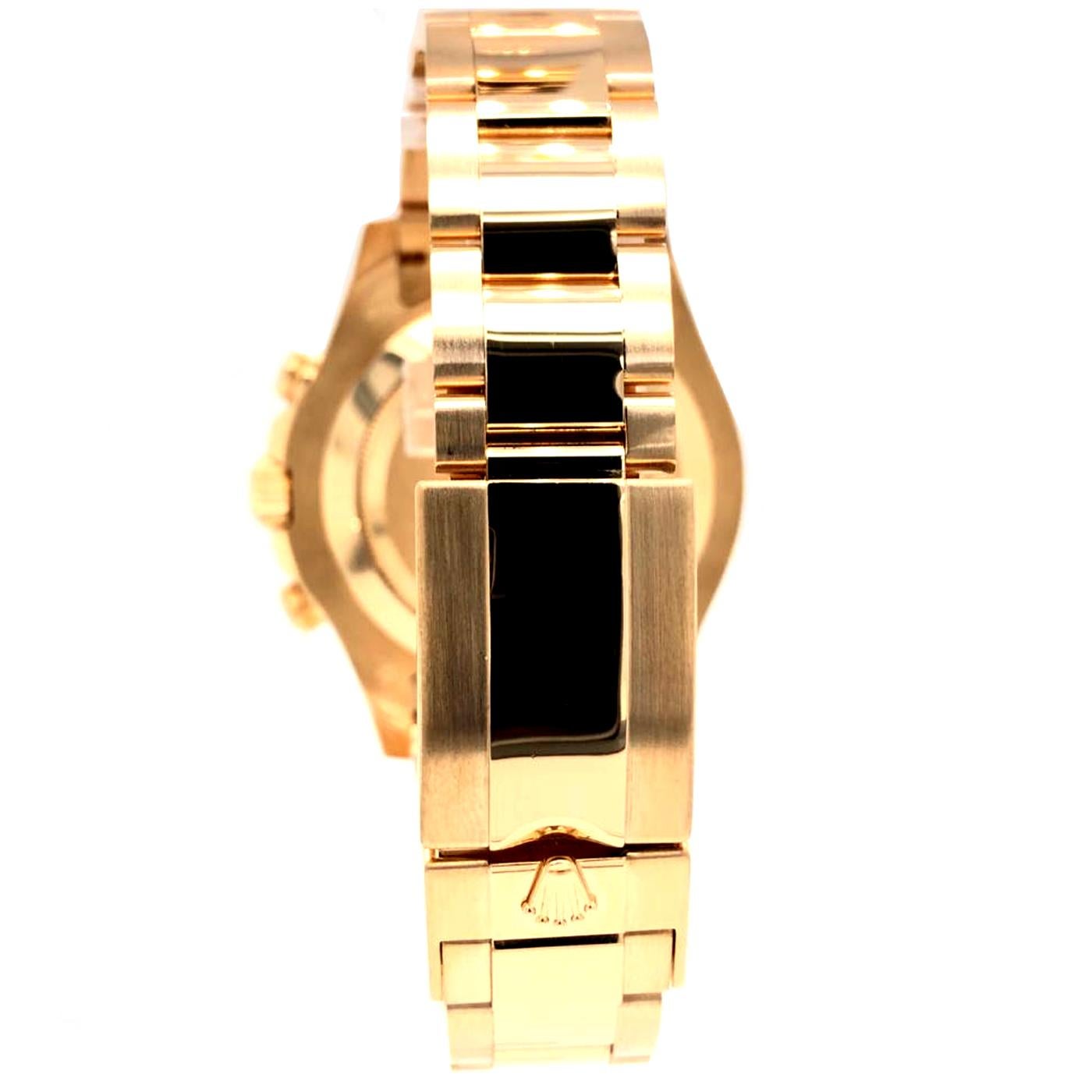 Women's or Men's Rolex Yacht Master II 116688 Oyster 18 Karat Yellow Gold White Index Dial Watch