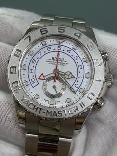 Rolex Yacht Master II 116689 44mm 18K Weißgold Platin Lünette Box Papiere 2022