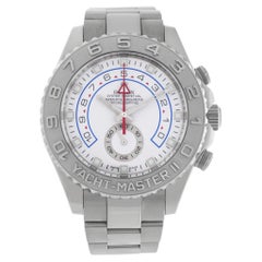 Rolex Yacht-Master II 116689 Automatic Watch 18k White Gold White Dial