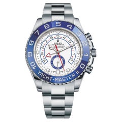 Montre Rolex Yacht-Master II en acier inoxydable, réf. no 116680, non portée, 2022