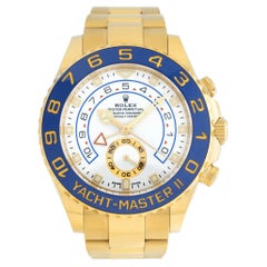 Used Rolex Yacht-Master II 18k Yellow Gold Wristwatch Ref 116688