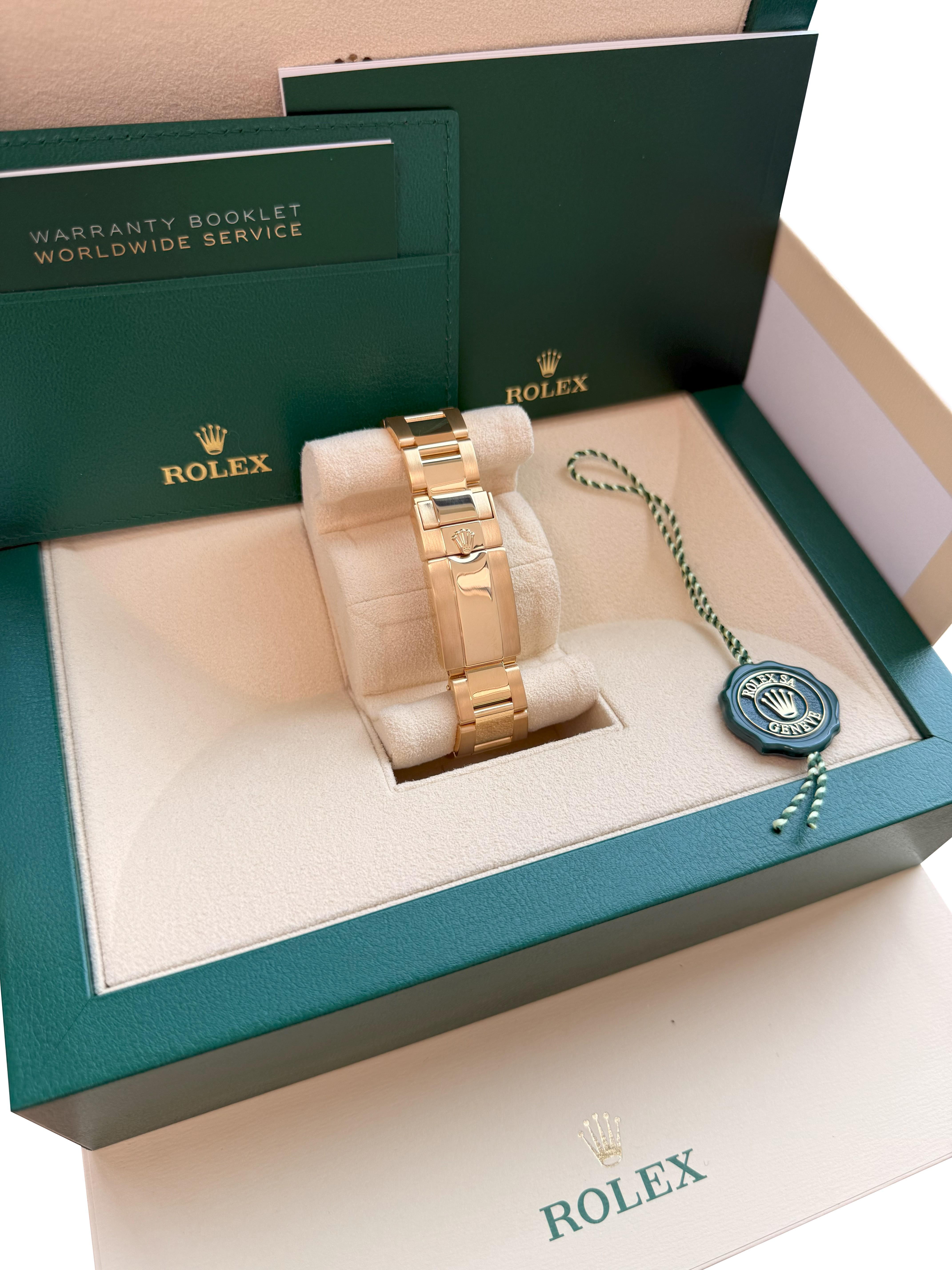 Rolex Yacht-Master II 44mm Chronograph Yellow Gold Oyster Bracelet Watch 116688 For Sale 12