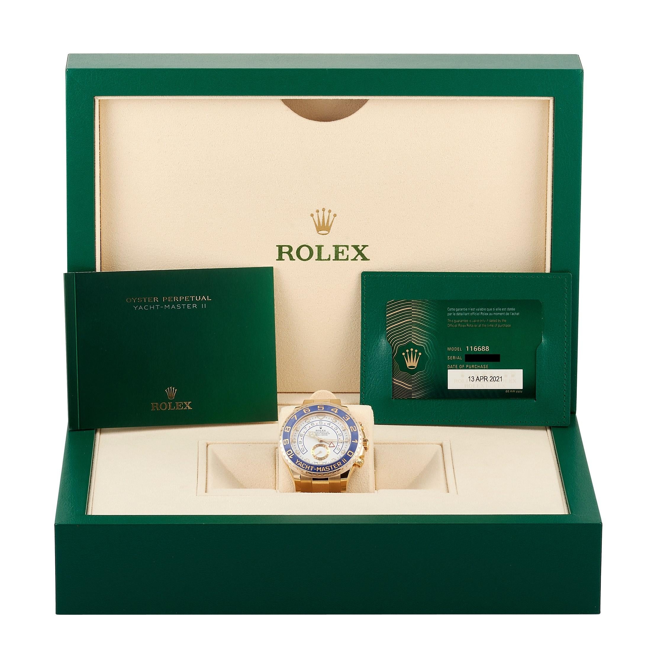 Rolex Yacht-Master II Watch 116688 1