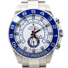 Rolex Yacht-Master II Oyster Perpetual 116680 Blue Bezel Mens Watch