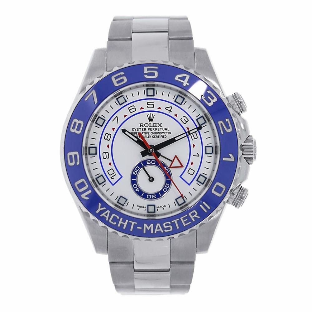 Rolex Yacht-Master II Stainless Steel Watch Blue Ceramic 116680
