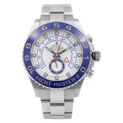 Used Rolex Yacht-Master II Steel Ceramic Chronograph White Dia Mens Watch 116680-0002