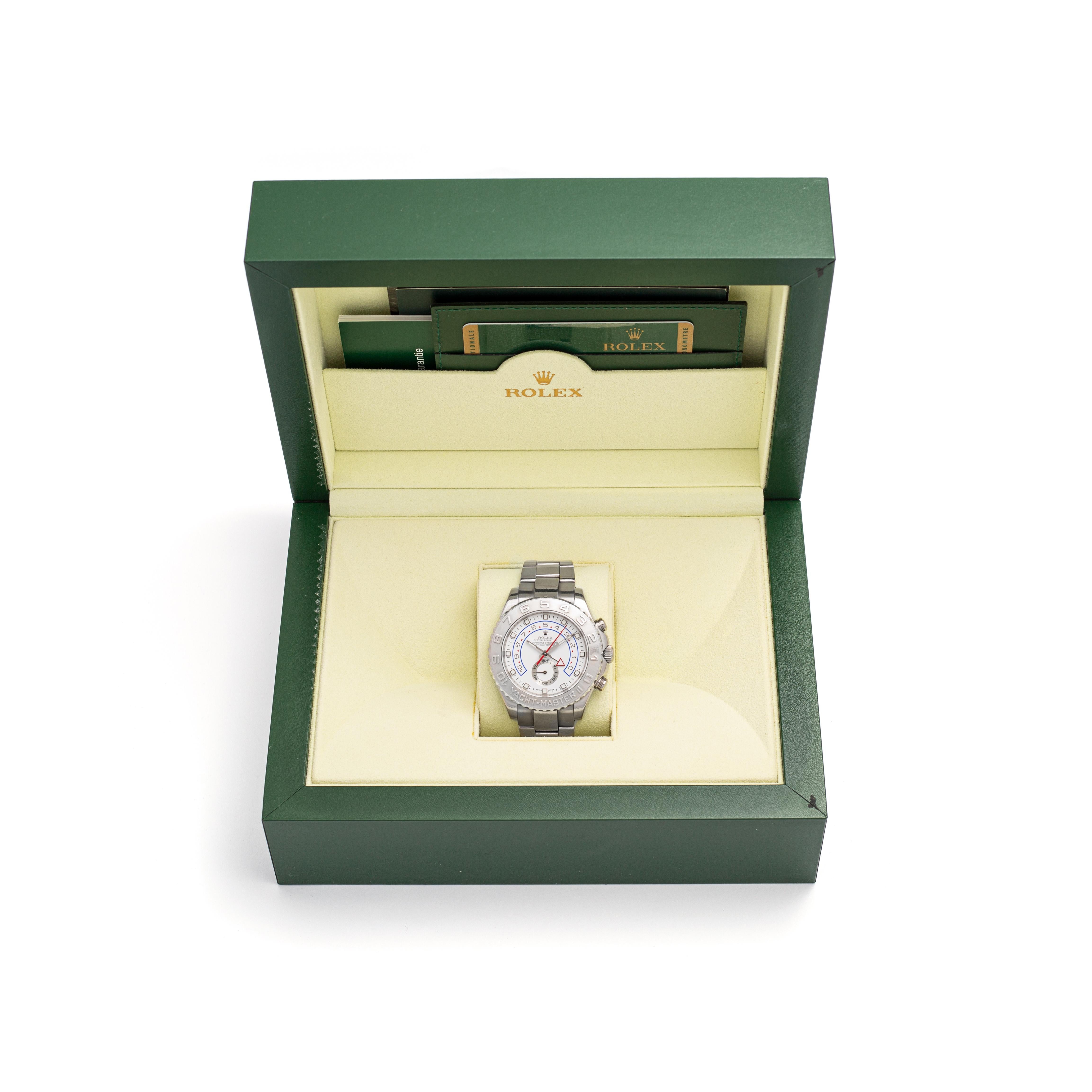 Rolex Yacht-Master II Weißes Gold- und Platin-Zifferblatt 116689 3
