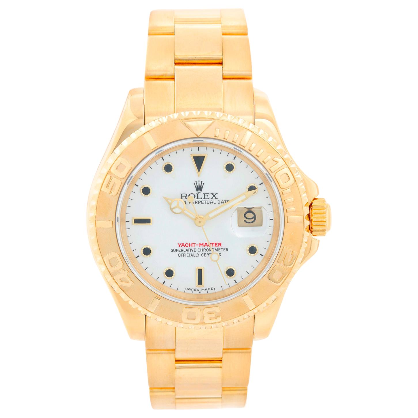 rolex yacht master yellow gold