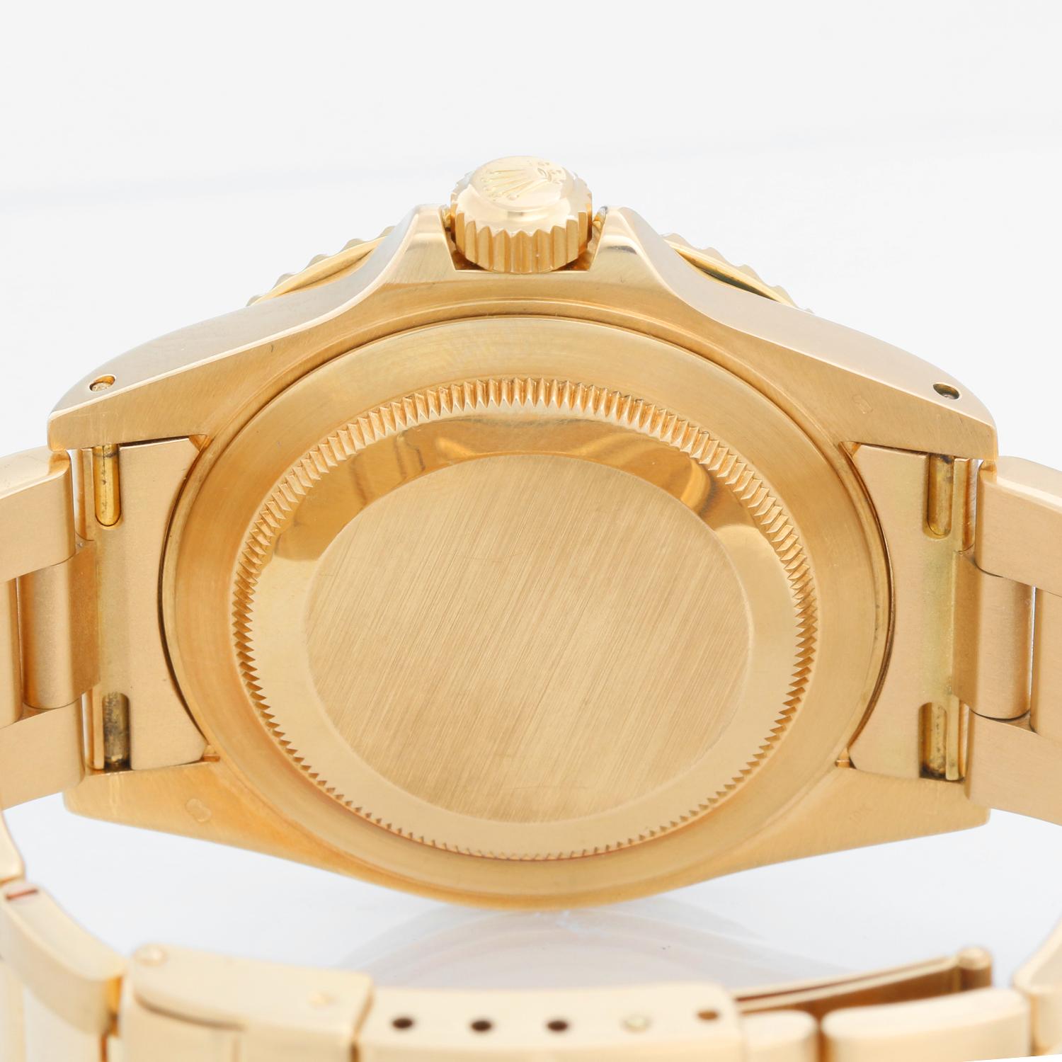 Montre Rolex Yacht-Master en or jaune 18 carats pour hommes 16628 Pour hommes en vente