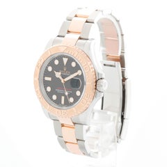 Montre Rolex Yacht-Master pour homme en acier inoxydable et or rose 126621