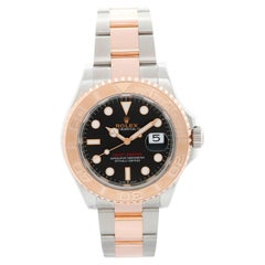 Montre Rolex Yacht-Master pour homme en acier inoxydable et or rose 126621