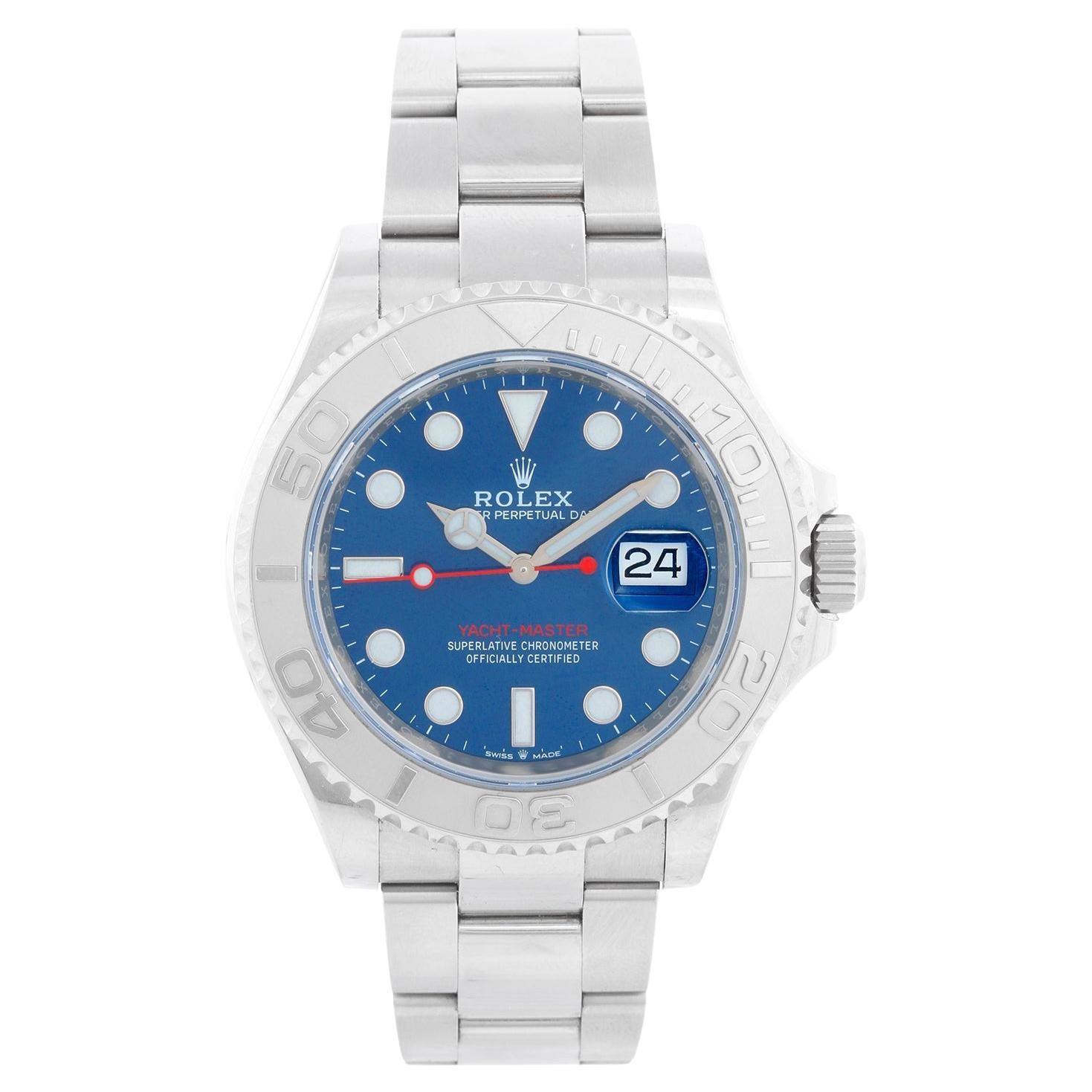 Rolex Montre Yacht-Master pour hommes en acier inoxydable 126622 en vente