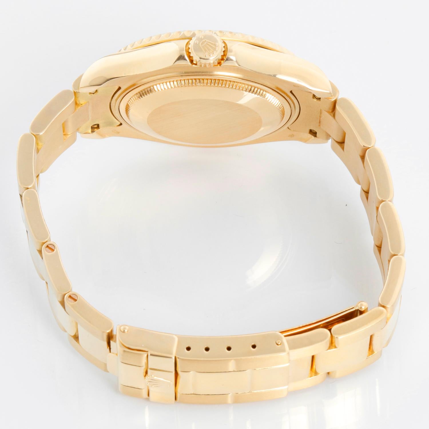 Rolex Yacht-Master Midsize Men's/Ladies 18k Gold Watch 68628 For Sale 1
