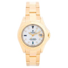 Rolex Yacht-Master Midsize Men's/Ladies 18k Gold Watch 68628