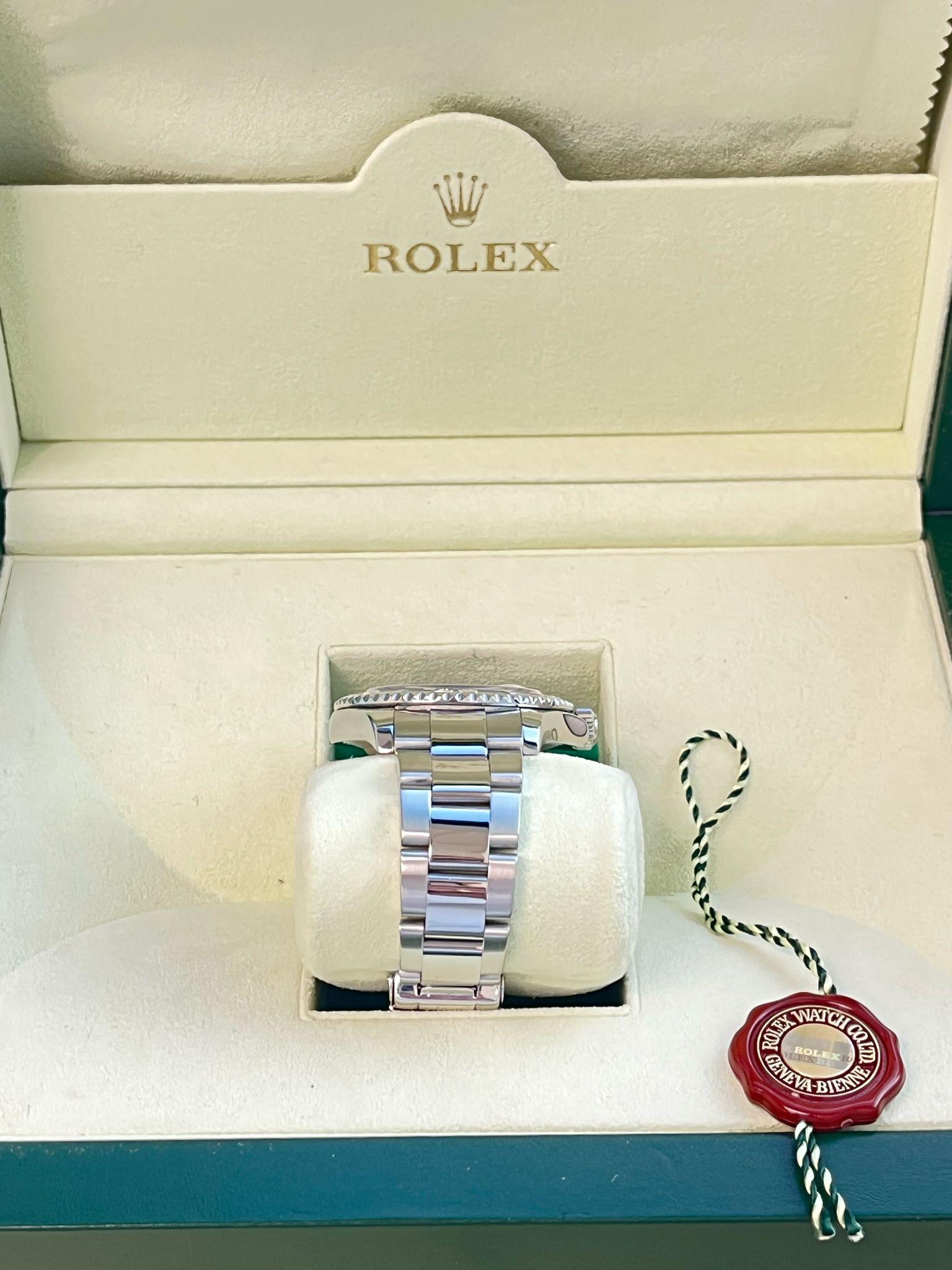Rolex Yacht-Master Platinum Dial Bi-Directional Bezel Steel Men's Watch 16622 For Sale 10