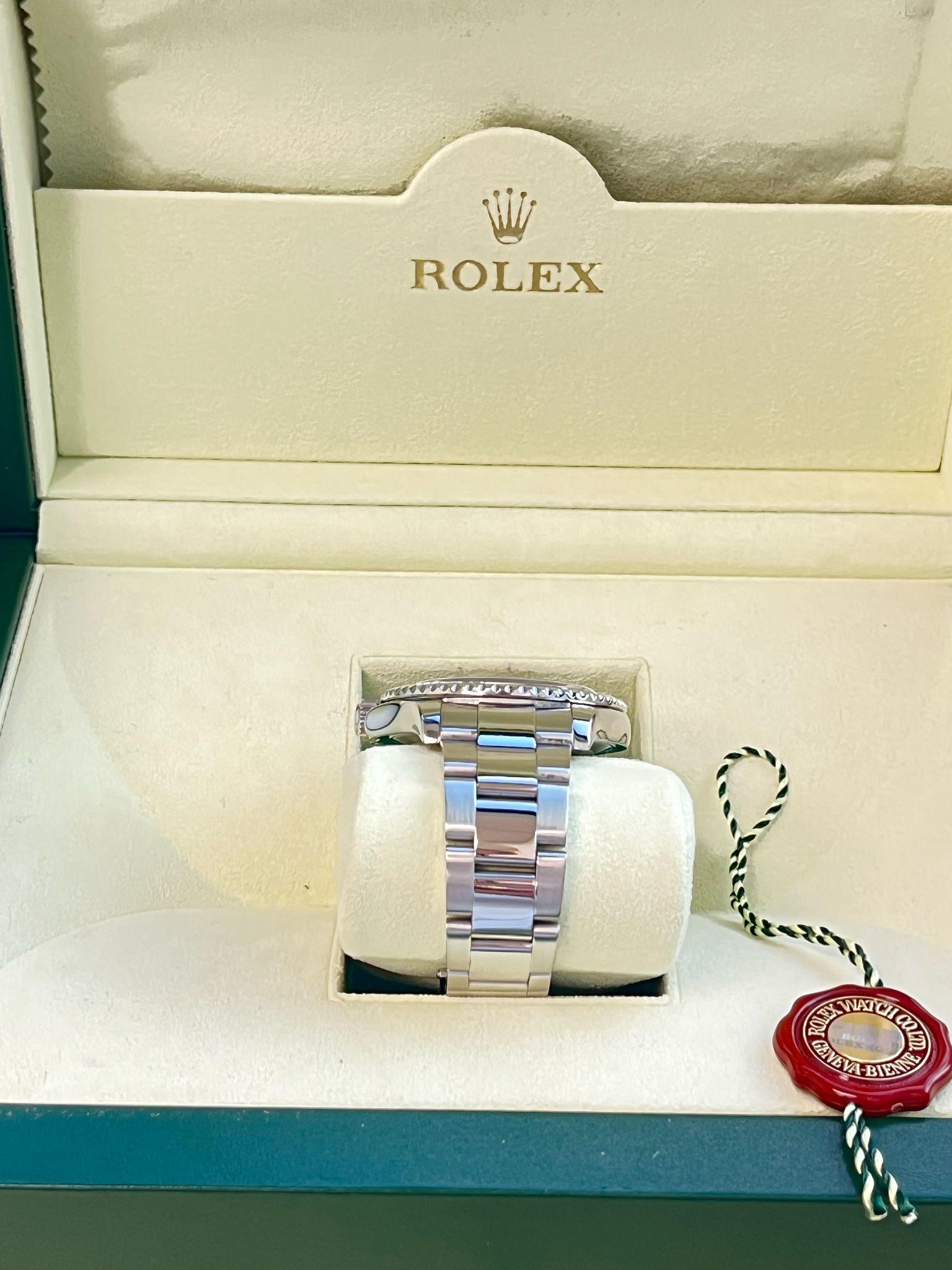 Rolex Yacht-Master Platinum Dial Bi-Directional Bezel Steel Men's Watch 16622 For Sale 11