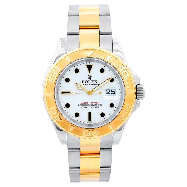 Rolex Yacht-Master Steel and Gold Men's 2-Tone Watch 16623 For Sale at ...