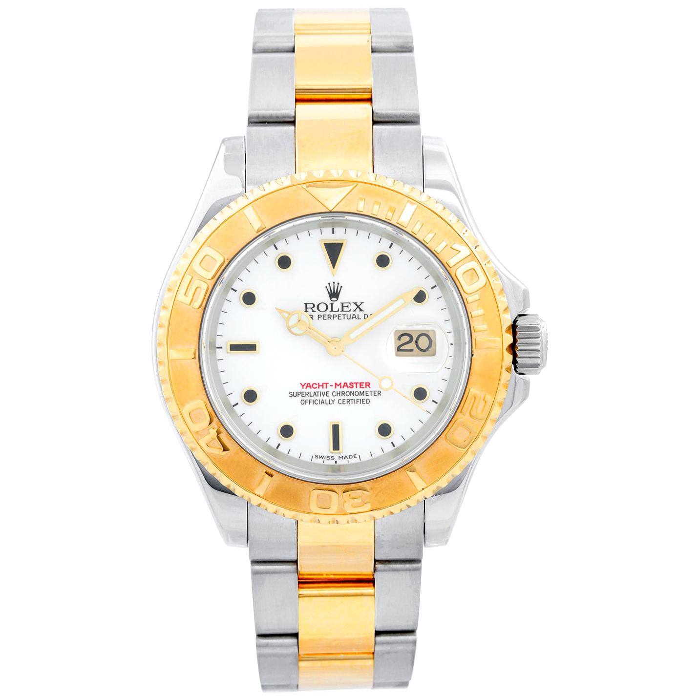 Rolex Yacht-Master Steel and Gold Men's 2-Tone Watch 16623