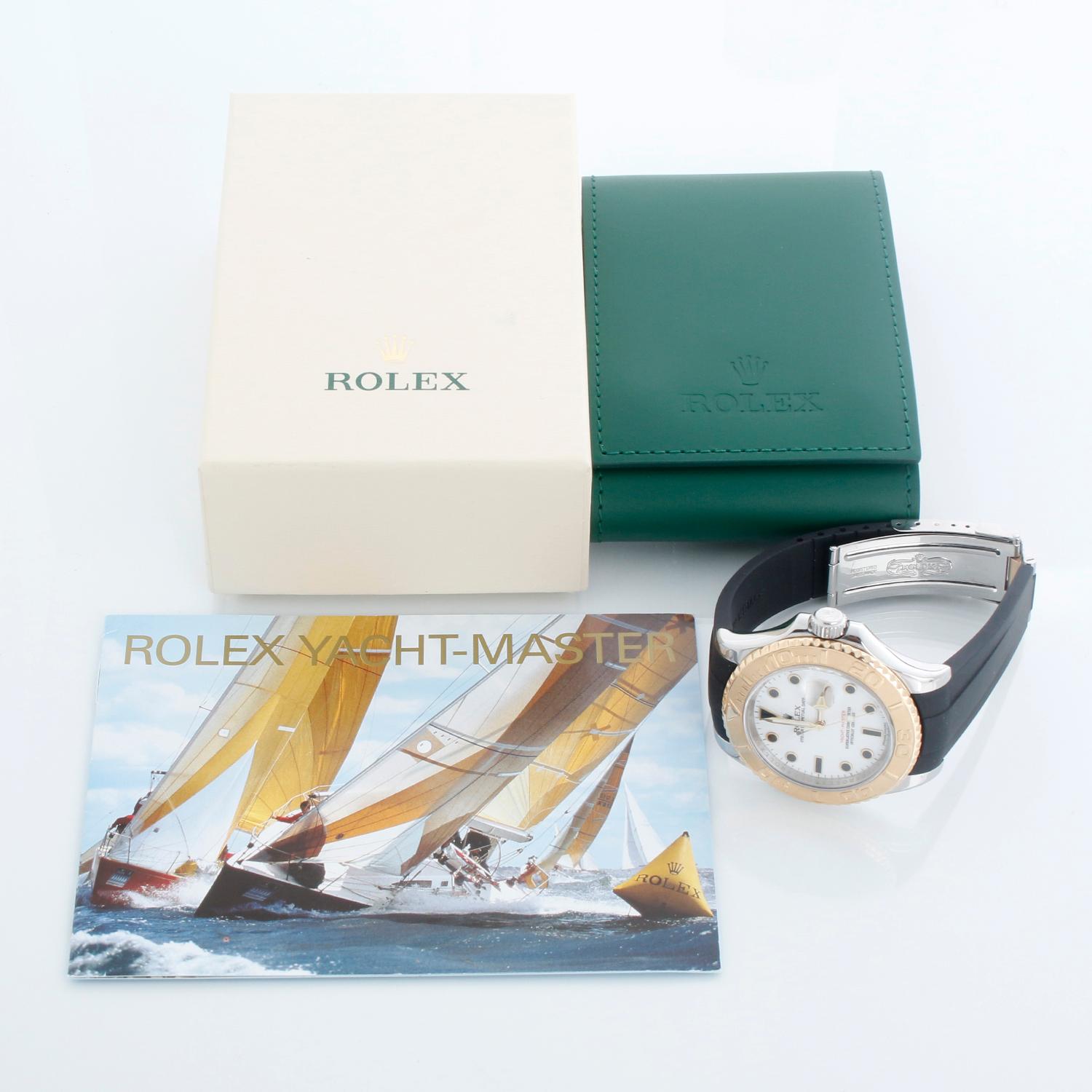 Rolex Yacht-Master Acciaio e Oro Uomo 2-Tone Orologio 16623 in vendita 3