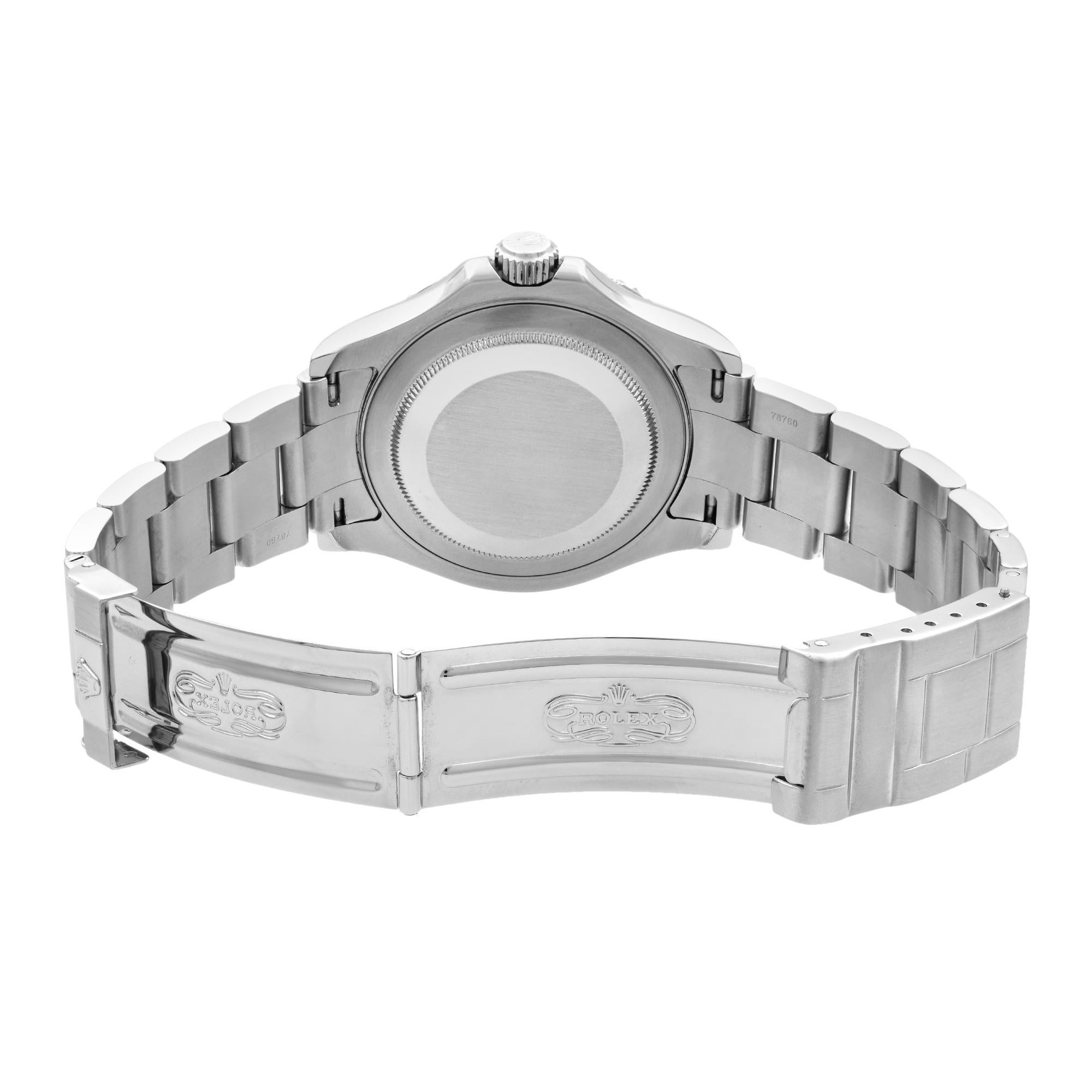 Rolex Yacht-Master Steel Platinum Bezel Grey Dial Automatic Men’s Watch 16622 1