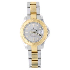 Rolex Yacht Master Two Tone 168623 Gray Dial 35mm Full Set Watch