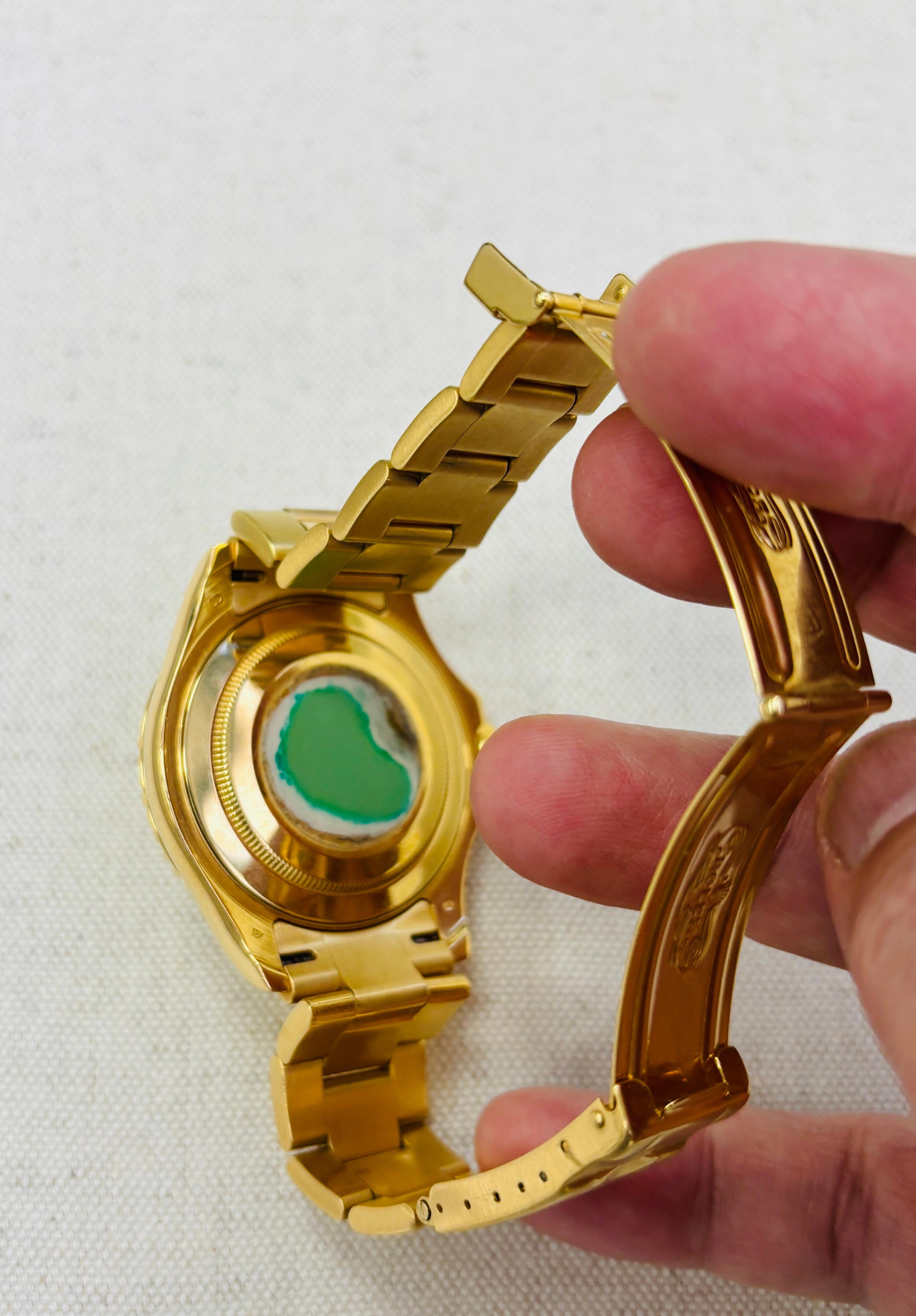 Rolex Yacht-Master White Dial 18K Yellow Gold Watch For Sale 1