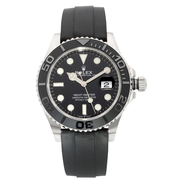 Rolex Yacht-Master White Gold Black Dial Automatic Men’s Watch 226659 ...